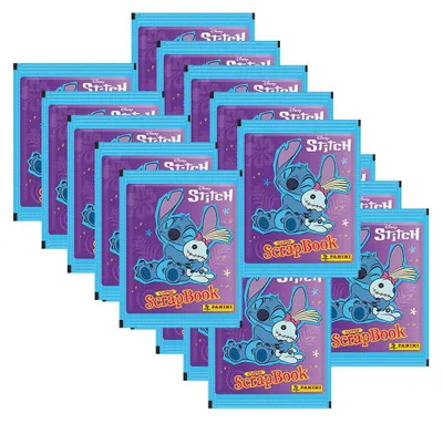 Image de Disney Stitch - Super ScrapBook (2025) - Autocollants à collectionner - 20 sachets