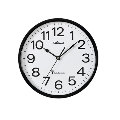 Produktbild von Atlanta Wanduhr, Funk, Ø 25,5 cm, 4378-7