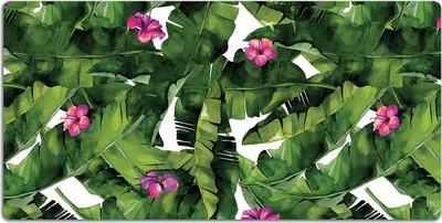 Produktbild von Schreibtischmatte Tischunterlage 90x45 cm Mauspad - Hibiskus