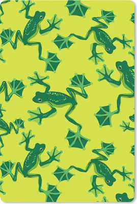 Produktbild von MuchoWow® Mauspad Mousepad Frosch - Tiere - Dschungel - Muster 18x27 cm - Mousepads - Maus Mat - Pad - Mausunterlage