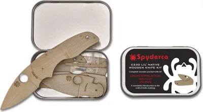Obrázek produktu pro SPYDERCO WOODEN KIT C230 LIL' NATIVE Kit Wood USA Made