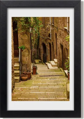 Produktbild von Bild 20x30 MDF-Rahmen, Wandkunst Italienische Straßen