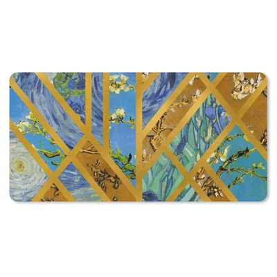 Produktbild von MuchoWow® Schreibtischunterlage Kunst - Van Gogh - Luxus 80x40 cm - XXL Mauspad - Gaming Mauspad