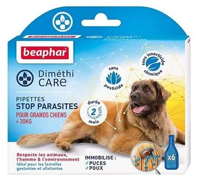 Productafbeelding van Dimethicare Tegen Parasiesten Voor Honden, Groot (30 Kg) - Beaphar