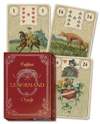Image de Le Scarabée : Oracle Lenormand doré