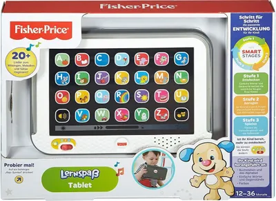 Produktbild von Mattel CDG57 - Fisher Price - Lernspaß Tablet (grau)