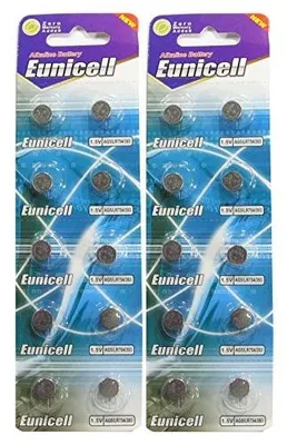 Zdjęcie produktu dla Baterie guzikowe AG5 393 LR48 alkaliczne 20 szt długa żywotność