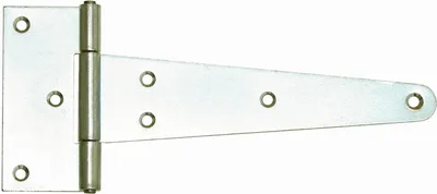 Produktbild von Kreuzgehänge T-Scharniere T-Bänder Torband Kistenkreuzband 150 mm Silber Verz.