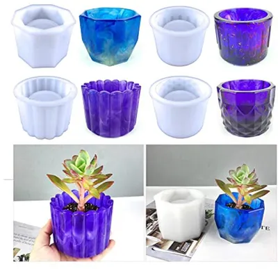 Siliconformen für Harz und Zement - Kreativer Blumentopf und Vase