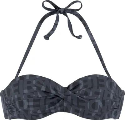 Produktbild von Elbsand Bügel-Bandeau-Bikini-Top Letra schwarz Größe 34 Cup B