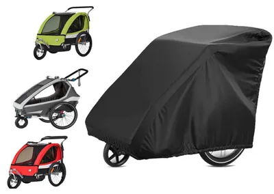 Obrázok produktu pre Solidchoice – Univerzálny obal na prívesný vozík na bicykle, vyrobený z tkaniny Oxford 420D