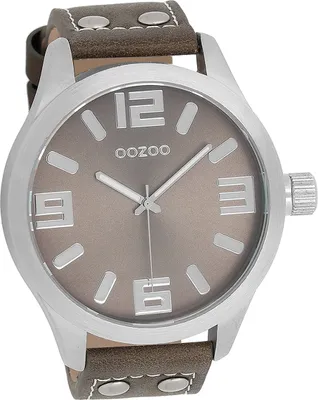 Produktbild von Oozoo Leder Herren Uhr Analog Quarzuhr Armband braun Timepieces D2UOC1014A