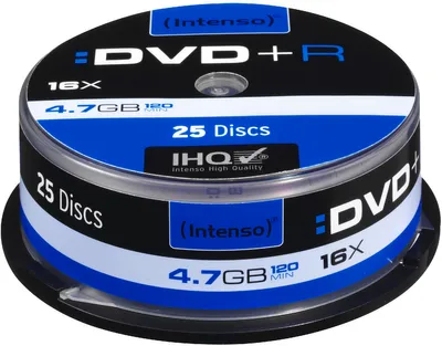 Produktbild von DVD+R INTENSO 4111154 16x 4.7 GB 25 pcs