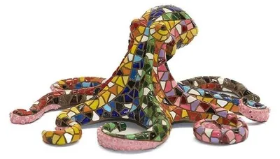 Obrázek produktu pro Mozaiková figurka chobotnice, 15 cm