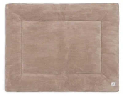 Produktbild von Jollein Krabbeldecke für Baby – Cloudy Rib – Milky Coffee – Laufgittereinlage –