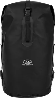 Productafbeelding van Highlander waterdichte rugzak Troon, drielaags laminaat, duffelbag, droge tas, 70 liter - zwart