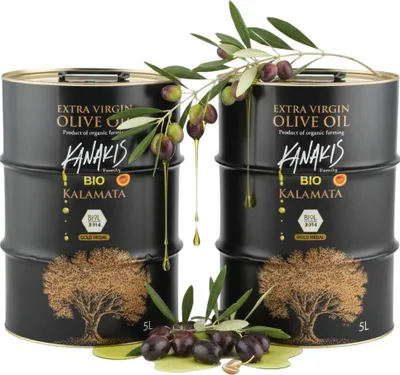 Produktbild von Kanakis | Olivenöle 2x5 L - Kaltgepresst - Aus Griechenland - Natives Olivenöl Extra - EVB - Hoher Polyphenolgehalt - ohne Bitterkeit