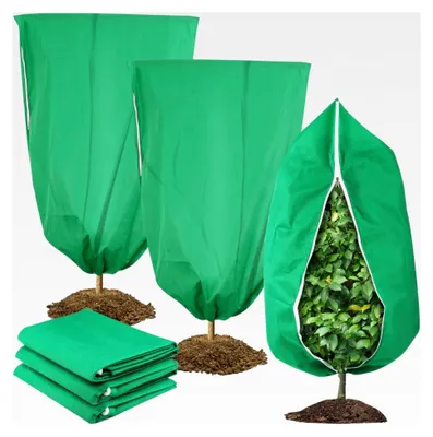 Produktbild von 3 Stück Winterschutz für Pflanzen, 80 x 120 cm mit Reißverschluss und Kordelzug