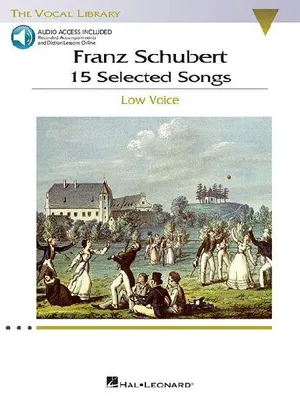 Produktbild von Franz Schubert - 15 Selected Songs (Low Voice) Book/Online Audio