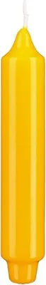 Produktbild von Lackkerzen Stabkerzen mit Zapfenfuß Goldgelb 170 x Ø 30 mm, 12 Stück