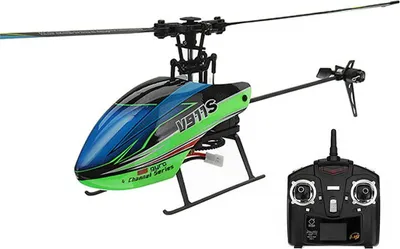 Obrázok produktu pre WLtoys 2.4G 4CH 6-Aixs Gyro Flybarless RC vrtuľník RTF