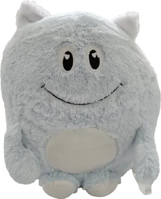 Produktbild von Monster Kuschelkissen Plüsch Kinder Kissen bleu Dekokissen mit Füllung ca. 45 cm Autokissen