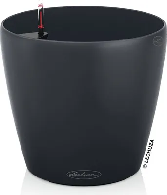 Zdjęcie produktu dla Donica Doniczka Lechuza Do Domu Na Taras CLASSICO Color 43/40 szary łupek