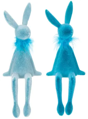 Produktbild von Osterdeko Kantenhocker Hase für Tisch und Regale Frühling, 2 Stück