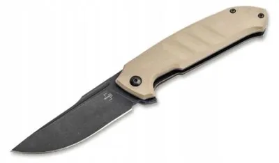 Image de Couteau Böker Plus Rockstub, lame en acier 14C28N, manche en Micarta marron