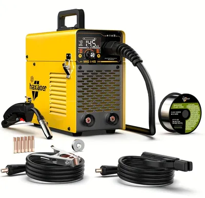Produktbild von Schweißgerät – MIG/MMA – Drahtelektrode – 2-in-1 – 145A – IGBT-Inverter – Gaslos – Elektrisch