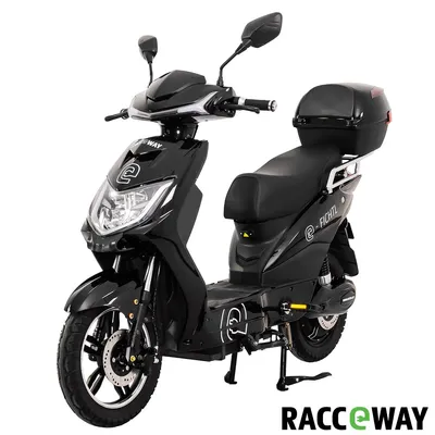 Produktbild von Elektroskútr RACCEWAY® E-FICHTL®, černý-lesklý s baterií 12Ah