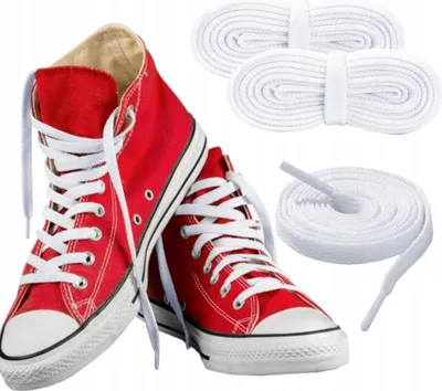 Produktbild von Schnürsenkel - Flache Schnürsenkel - Für Sportschuhe - Elastisch - 120 cm - Weiß
