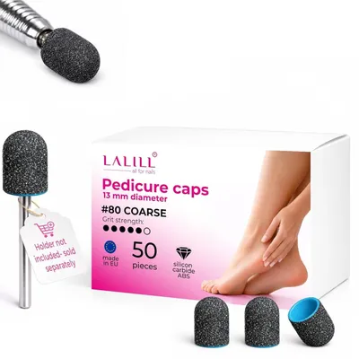 Productafbeelding van LALILL Schuurkoppen LUX, 50 stuks – Grafietfreeskoppen voor nagelfreesapparaten – Manicure