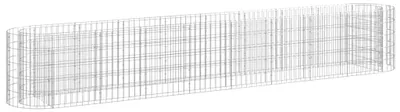 Productafbeelding van vidaXL Gabionen verhoogde border, verzinkt staal, 330x50x50 cm