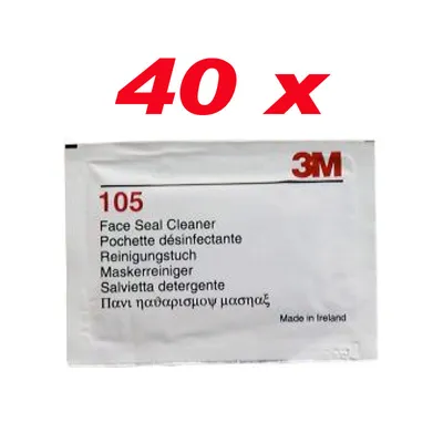 Produktbild von 3M Reinigungstücher für Lackiermasken 1 Pck. = 40Stk.