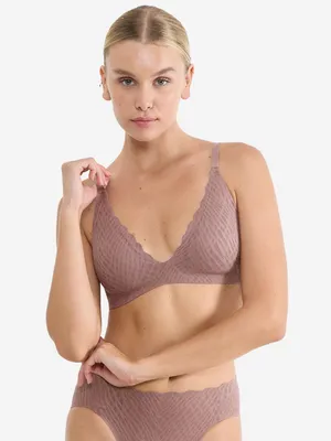 Zdjęcie produktu dla Sloggi Zero Feel Bliss, biustonosz typu push-up, kolor: czekolada