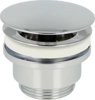 Produktbild von ASW Design-Ablaufventil 1 1/4' Messing vc mit Druckverschlussexcenterstopfen
