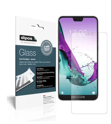 Produktbild von 2x Schutzfolie für Doogee N10 matt - Anti-Shock 9H Folie dipos Glass Kunststoffglas