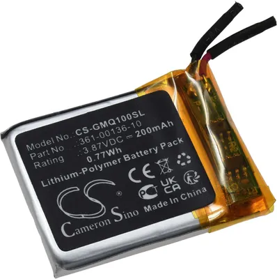 Produktbild von Akku kompatibel mit Garmin Typ 361-00136-10