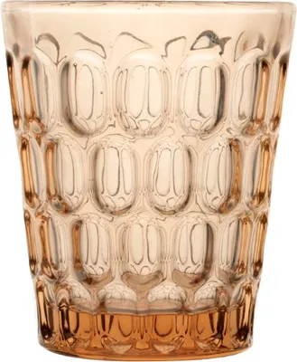 Produktbild von H&H Set mit 6 Blasgläsern aus orangefarbenem Glas, Cl. 32