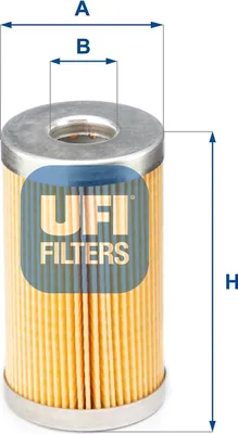 Produktbild von Kraftstofffilter UFI 26.681.00 Filtereinsatz