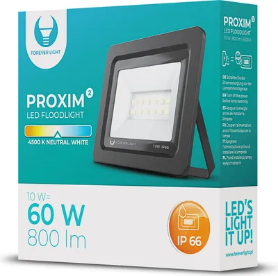 Produktbild von LED Scheinwerfer PROXIM II 10W |4500K| IP66 Außenleuchten Forever Light