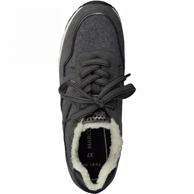 Produktbild von MARCO TOZZI Damen 2-2-23737-27 Leder Sneaker, DK.Grey Comb, 40 EU