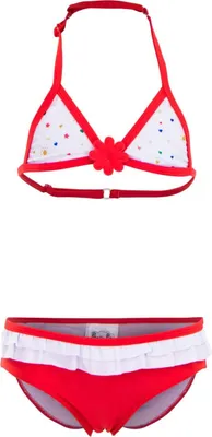 Produktbild von Peppa Wutz Badeanzug für Mädchen Buntes Outfit für den Pool oder Strand Weiße Rüschen 6 Jahre
