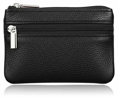 Produktbild von Schlüsseletui Klein Leder Schwarz für Herren Damen