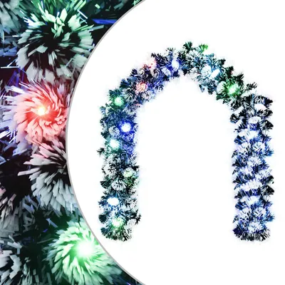 Produktbild von vidaXL Weihnachtsgirlande 200 cm 16 LEDs Mehrfarbig PET
