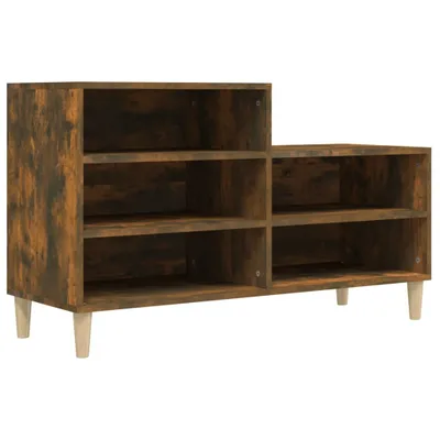 Obrázok produktu pre vidaXL Stojan na topánky údený dub 102x36x60 cm odvodený výrobok z dreva
