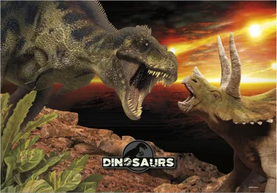 Zdjęcie produktu dla Podkład szkolny na biurko obustronny Dinozaury 18 Derform