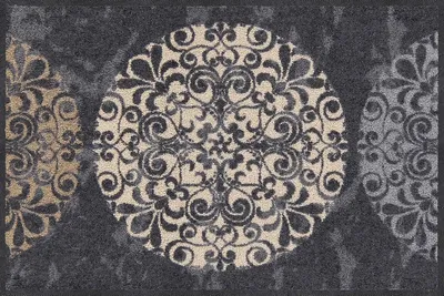 Produktbild von Salonloewe FLIESENKREISE Fußmatte Wohnmatte 50 x 75 cm