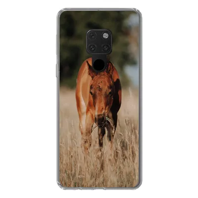 Produktbild von MuchoWow® Handyhülle Schutzhülle Hülle für Huawei P40 Lite Pferd - Sonne - Landschaft Silikon Softcase Handy Hülle - Handy